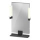 Duravit Miroir LED 9 W Sivida 45x65x3,6 cm, gris, gauche, allumé, style, GS-1