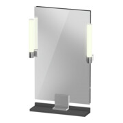 Duravit Miroir LED 9 W Sivida 45x65x3,6 cm, gris, Leu., au, stl, G chr