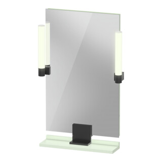 Duravit Miroir LED 9 W Sivida 45x65x3,6 cm, gris moyen, éclairage, au, stl, G sw