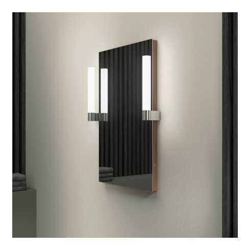 Duravit Miroir LED 9 W Sivida 45x65x3,6cm, N N, Leu., au, stl, Gr. chr