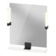 Duravit Miroir LED 9 W Sivida 65x65x3,6 cm, blanc chaud, au, stl, gris anthracite-1