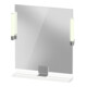 Duravit Miroir LED 9 W Sivida 65x65x3,6 cm, blanc chaud, interrupteur, acier, chromé-1