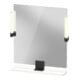 Duravit Miroir LED 9 W Sivida 65x65x3,6 cm, blanc, éclairage, au, acier, gris foncé-1