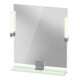 Duravit Miroir LED 9 W Sivida 65x65x3,6 cm, vert, avec détecteur, acier, G c-1