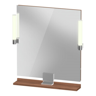 Duravit Miroir LED 9 W Sivida 65x65x3,6cm, N N, Leu., au, stl, Gr. chr