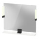 Duravit Miroir LED 9 W Sivida 85x65x3,6 cm, blanc chaud, sensoriel, acier, gris anthracite-1