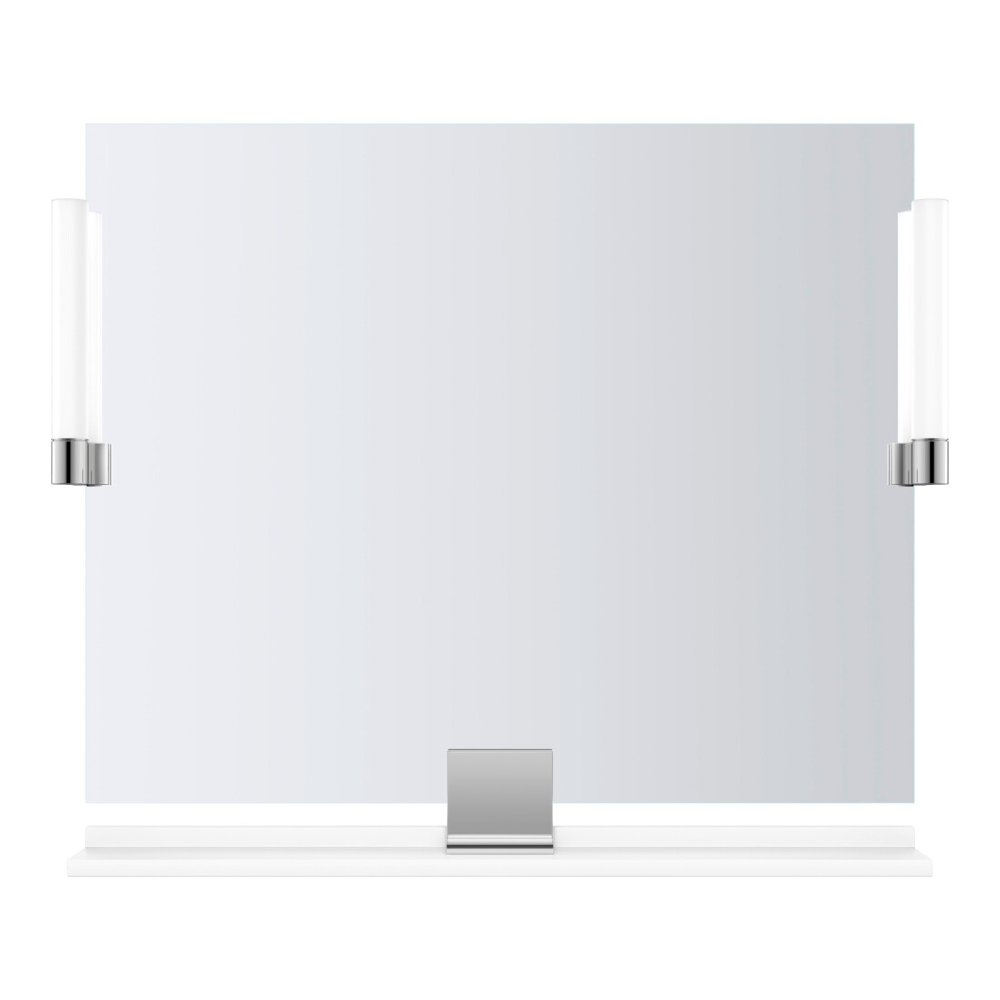 Duravit Miroir LED 9 W Sivida 85x65x3,6 cm, blanc, lumière naturelle, acier, chrome brillant
