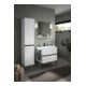 Duravit Miroir LED 9 W Sivida 85x65x3,6 cm, blanc, lumineux, au, acier, gris foncé