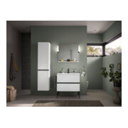 Duravit Miroir LED 9 W Sivida 85x65x3,6 cm, blanc, lumineux, au, acier, gris foncé-4