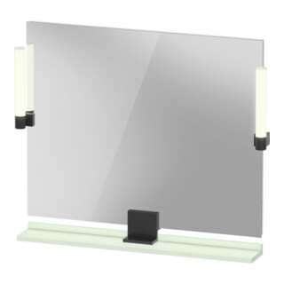 Duravit Miroir LED 9 W Sivida 85x65x3,6 cm, gris moyen, Leu., au, stl, G sw