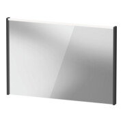 Duravit Miroir LED D-Code 2.0 100x70x5 cm, 7 W, graphite, éclairage haut