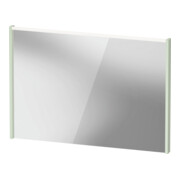 Duravit Miroir LED D-Code 2.0 100x70x5 cm, 7 W, vert ma, zone lumineuse supérieure