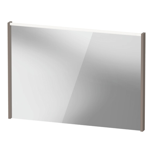 Duravit Miroir LED D-Code 2.0 100x70x5cm, 7 W, base mate, zone lumineuse supérieure