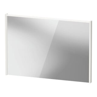 Duravit Miroir LED D-Code 2.0 100x70x5cm, 7 W, blanc brillant, éclairage supérieur