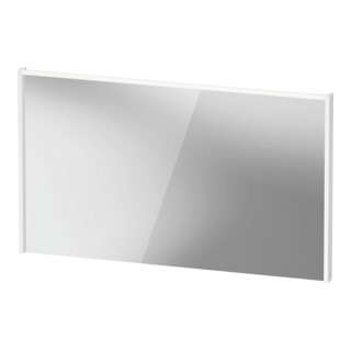 Duravit Miroir LED D-Code 2.0 120x70x5 cm, 9 W, blanc mat, éclairage supérieur