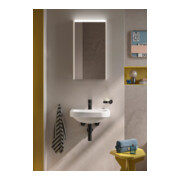 Duravit Miroir LED D-Code 2.0 40x70x5 cm, 3 W, blanc mat, éclairage supérieur-5
