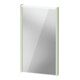 Duravit Miroir LED D-Code 2.0 40x70x5cm, 3 W, vert mat, éclairage supérieur-1