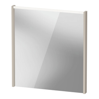 Duravit Miroir LED D-Code 2.0 65x70x5 cm, 5 W, Tau mat, éclairage supérieur