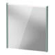 Duravit Miroir LED D-Code 2.0 65x70x5 cm, 5 W, vert fjord, éclairage haut-1