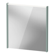 Duravit Miroir LED D-Code 2.0 65x70x5 cm, 5 W, vert fjord, éclairage haut