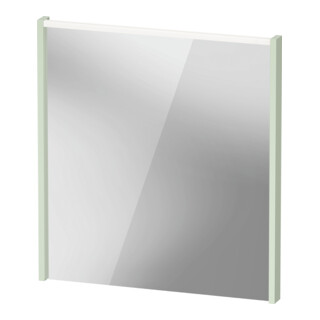Duravit Miroir LED D-Code 2.0 65x70x5 cm, 5 W, vert ma, éclairage supérieur