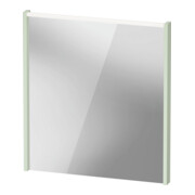 Duravit Miroir LED D-Code 2.0 65x70x5 cm, 5 W, vert ma, éclairage supérieur
