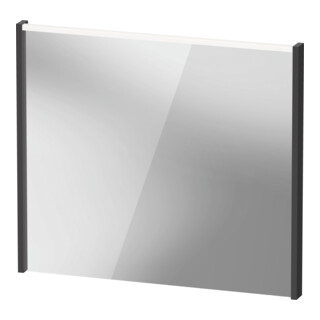 Duravit Miroir LED D-Code 2.0 80x70x5cm, 6 W, graph ma, éclairage haut
