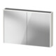 Duravit Miroir LED D-Code 2.0 m Prise 2 T, lumière haut, 100x70x14,8 cm, blanc brillant-1