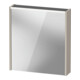 Duravit Miroir LED D-Code 2.0 m prise 65x70x5 cm, éclairage haut, gauche, taupe mat-1