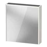 Duravit Miroir LED D-Code 2.0 m prise 65x70x5 cm, éclairage sup, gauche, blanc brillant