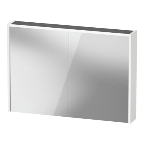 Duravit Miroir LED D-Code 2.0 m SD T E 2 portes, éclairage f ob, 100x70x14,8 cm, blanc mat