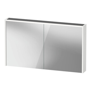 Duravit Miroir LED D-Code 2.0 m SD T E 2 portes, éclairage f ob, 120x70x14,8 cm, blanc mat