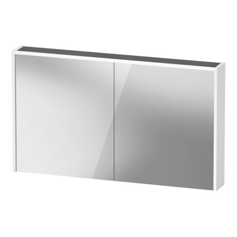 Duravit Miroir LED D-Code 2.0 m SD T E 2 portes, éclairage f ob, 120x70x14,8 cm, blanc mat