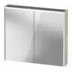 Duravit Miroir LED D-Code 2.0 m SD T E 2 portes, éclairage f ob, 80x70x14,8 cm, vert mat-1