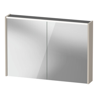 Duravit Miroir LED D-Code 2.0 m SD T E 2 portes, lumière f ob, 100x70x14,8 cm, Tau ma