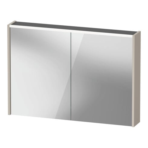 Duravit Miroir LED D-Code 2.0 m SD T E 2 portes, lumière f ob, 100x70x14,8 cm, Tau ma