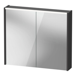 Duravit Miroir LED D-Code 2.0 m SD T E 2 T, éclairage f ob, 80x70x14,8 cm, graphite mat