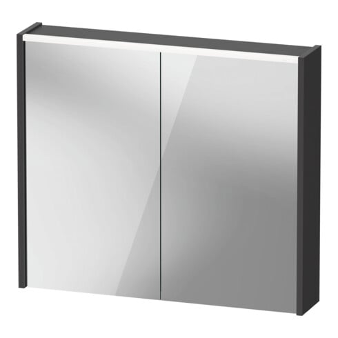 Duravit Miroir LED D-Code 2.0 m SD T E 2 T, éclairage f ob, 80x70x14,8 cm, graphite mat