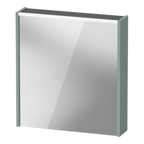 Duravit Miroir LED D-Code 2.0 m SD T E 65x70x5cm, éclairage f ob, gauche, vert fjord mat