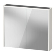 Duravit Miroir LED D-Code 2.0 m SD T J 2 portes, lumière diffuse, 80x70x14,8 cm, blanc brillant