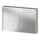 Duravit Miroir LED D-Code 2.0 m SD T J 2 portes, lumière froide, 100x70x14,8 cm, Taupe ma-1