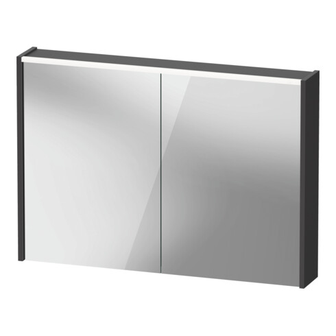 Duravit Miroir LED D-Code 2.0 m SD T J 2 T, lumière froide, 100x70x14,8 cm, graphite mat