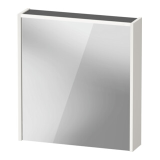 Duravit Miroir LED D-Code 2.0 m SD T J 65x70x5 cm, éclairage oblique, droite, blanc brillant