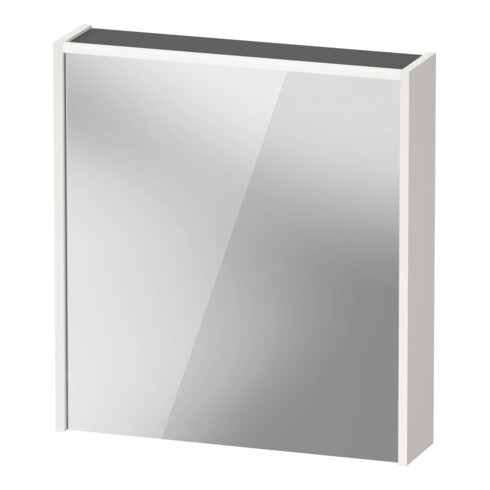 Duravit Miroir LED D-Code 2.0 m SD T J 65x70x5 cm, éclairage oblique, gauche, blanc brillant