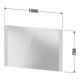 Duravit Miroir lumineux Best 100x70x3,4 cm, 37 W, LED, blanc