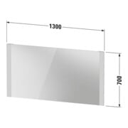 Duravit Miroir lumineux Best 130x70x3,4 cm, 39 W, LED, blanc-4