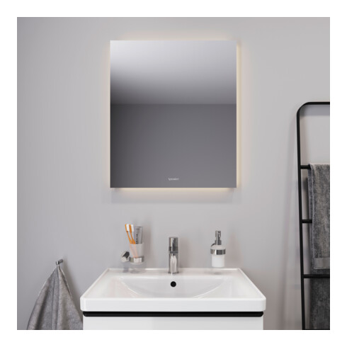Duravit Miroir lumineux Best 60x70x3,3 cm, 40 W, LED, blanc