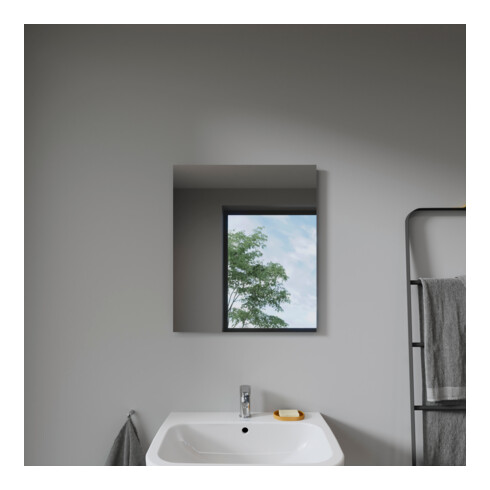 Duravit Miroir lumineux Best 60x70x3,3 cm, 40 W, LED, blanc