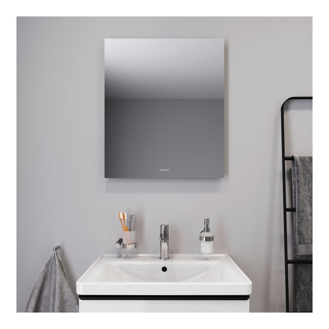 Duravit Miroir lumineux Best 60x70x3,3 cm, 40 W, LED, blanc