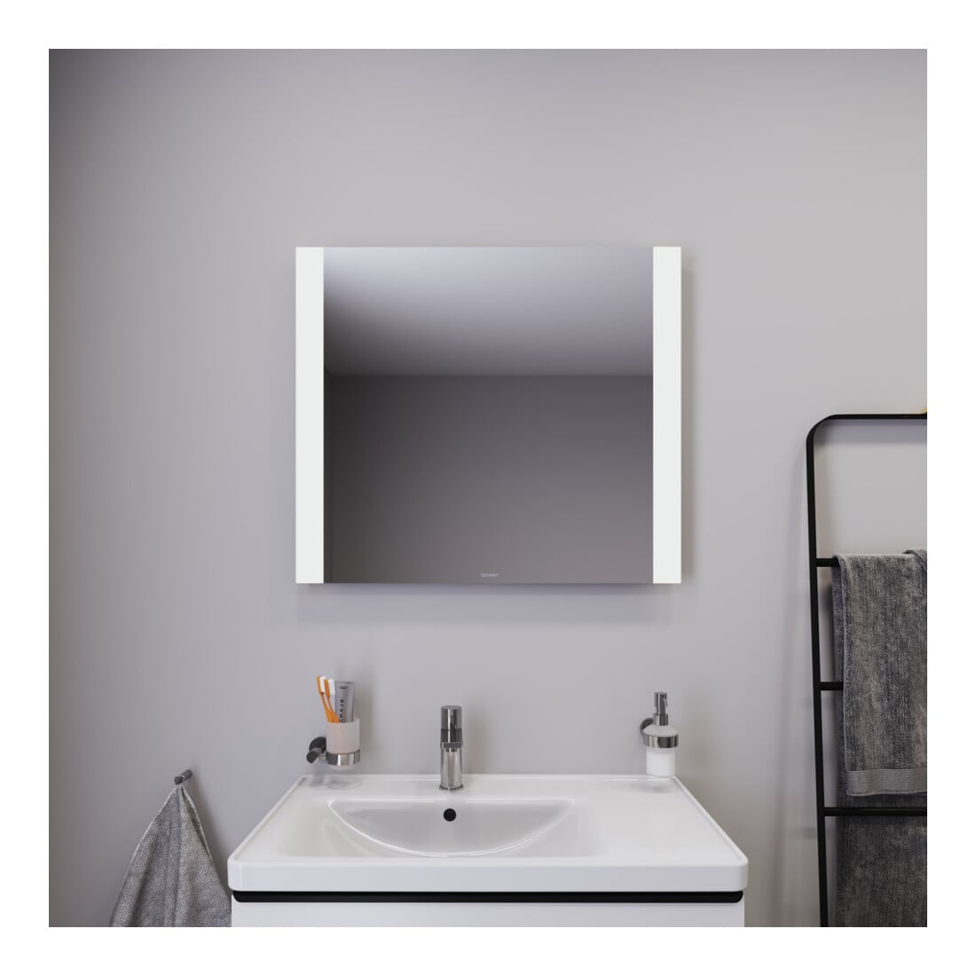 Duravit Miroir lumineux Best 80x70x3,4 cm, 34 W, LED, blanc